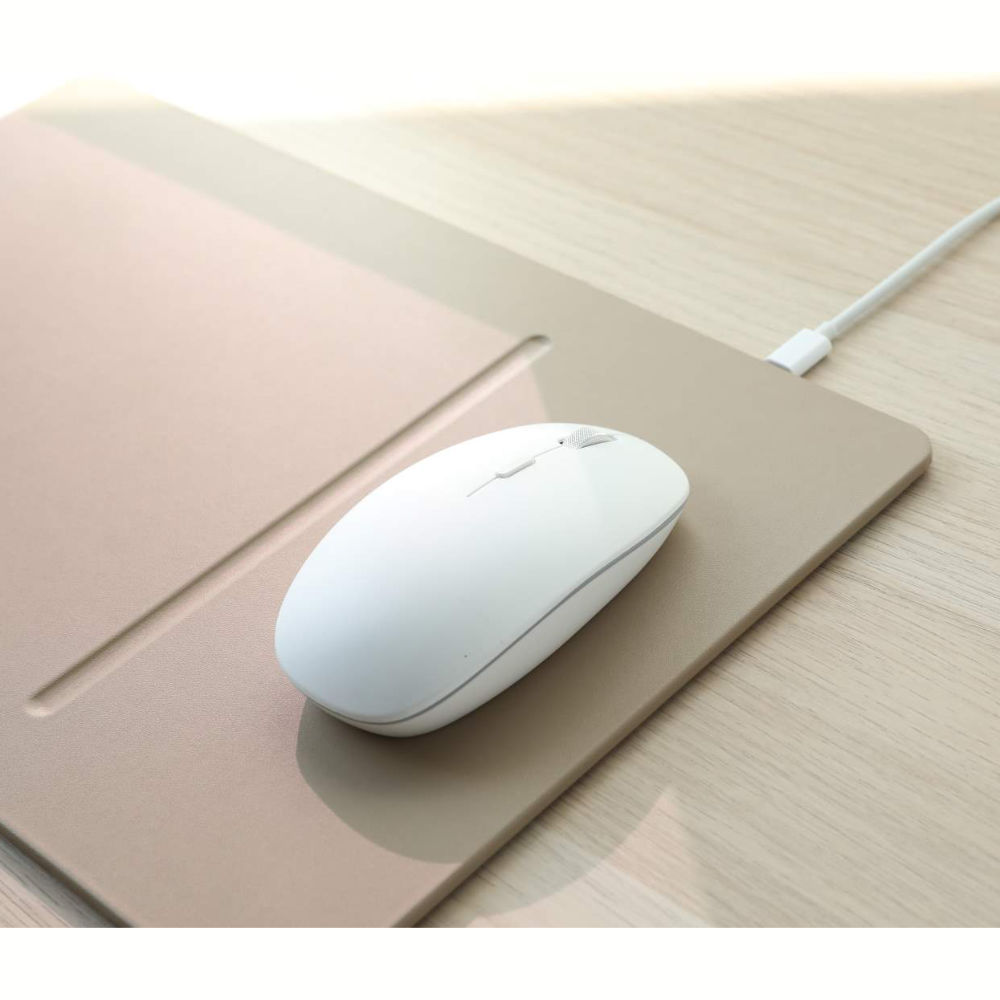 Mouse wireless ricaricabile - Bianco - Serena Group